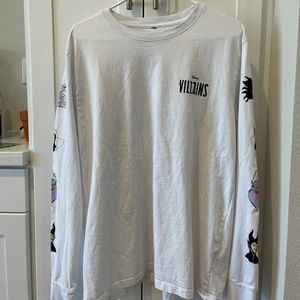 Men’s Large Disney Long Sleeve Shirt - Villains